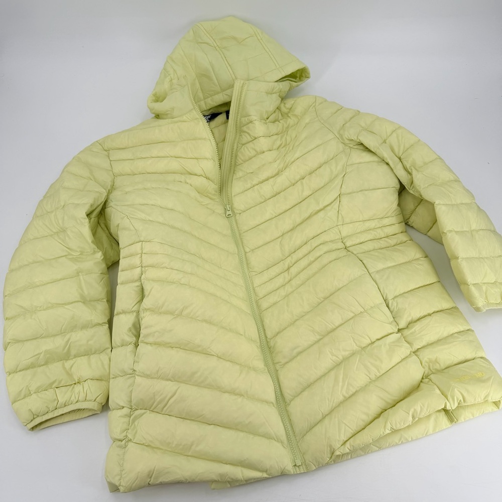 Lands' End Ultralight Packable Down Jacket Coat Y… - image 2